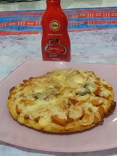 عکسی از دستور پیتزا سوسیس🍕