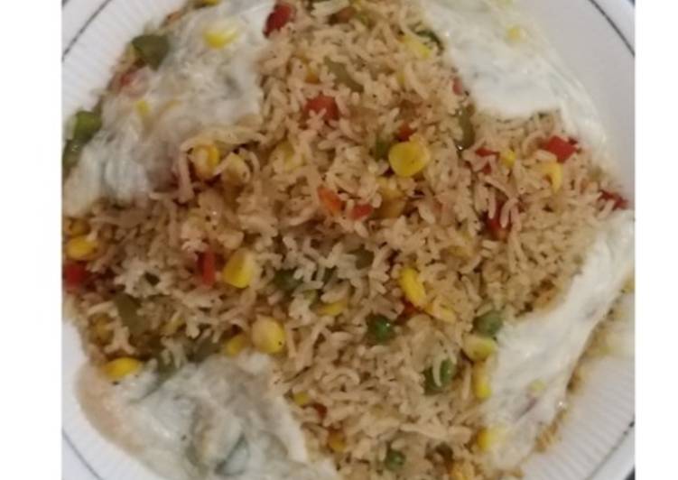 Easiest Way to Make Yummy Corn And Cheesy Maxican Rice