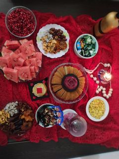 عکسی از دستور سفره ی یلدایی🥰 بهمراه مدال یلدایی🥰