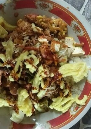 Foto resep Nasi lengko khas tegal