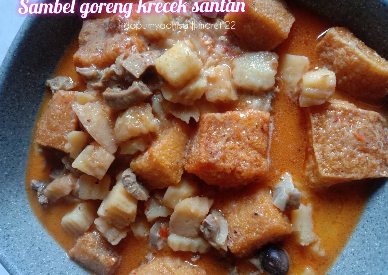 Sambel goreng krecek santan