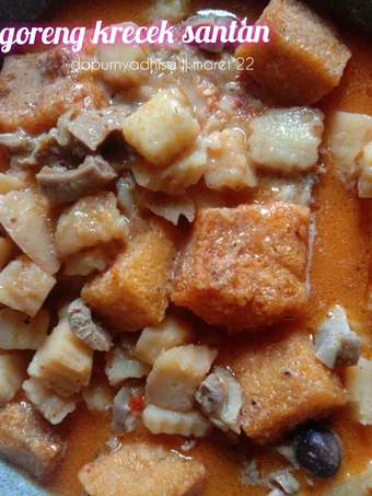 Langkah Gampang Membuat Resep Sambel goreng krecek santan yang Bikin Ngiler Anti Ribet, Mantap