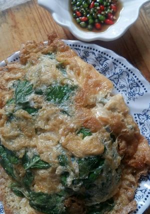 รูปของ ข้าวไข่เจียวใบกะเพรา