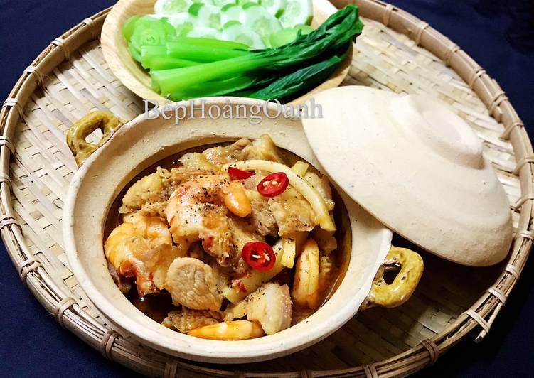 Simple Way to Prepare Speedy Tôm Thịt Ba Rọi Kho Cơm Dừa