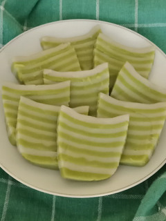 Foto resep Lapis Tepung Beras (pandan)