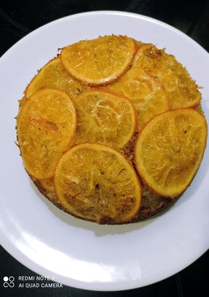 Fordított narancs torta🍊 recept fotója