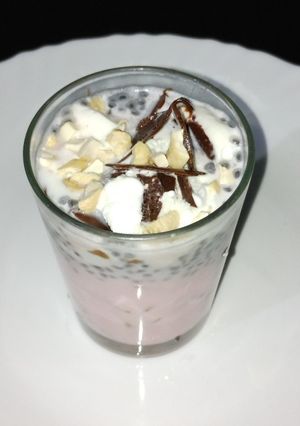A picture of Chia Seed Falooda With Ice cream.