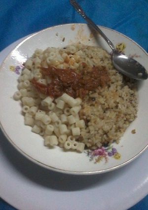 A picture of Pasta&lentil.