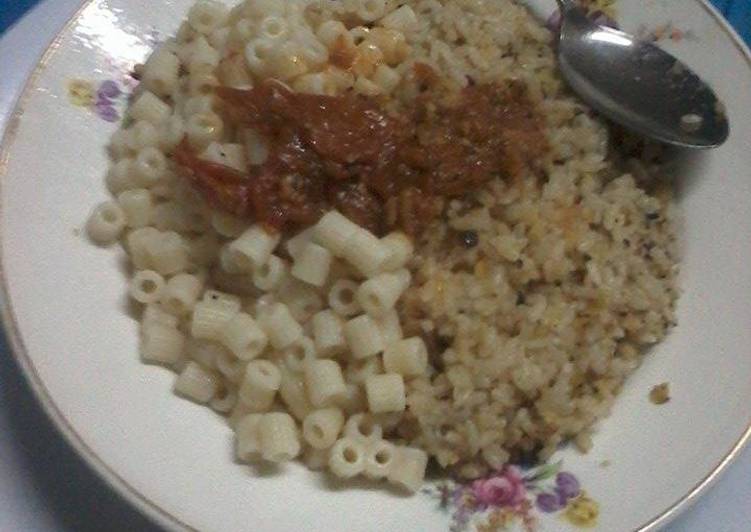 Simple Way to Make Speedy Pasta&amp;lentil