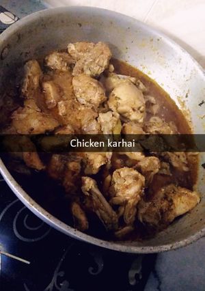 A picture of Chicken Karhai.
