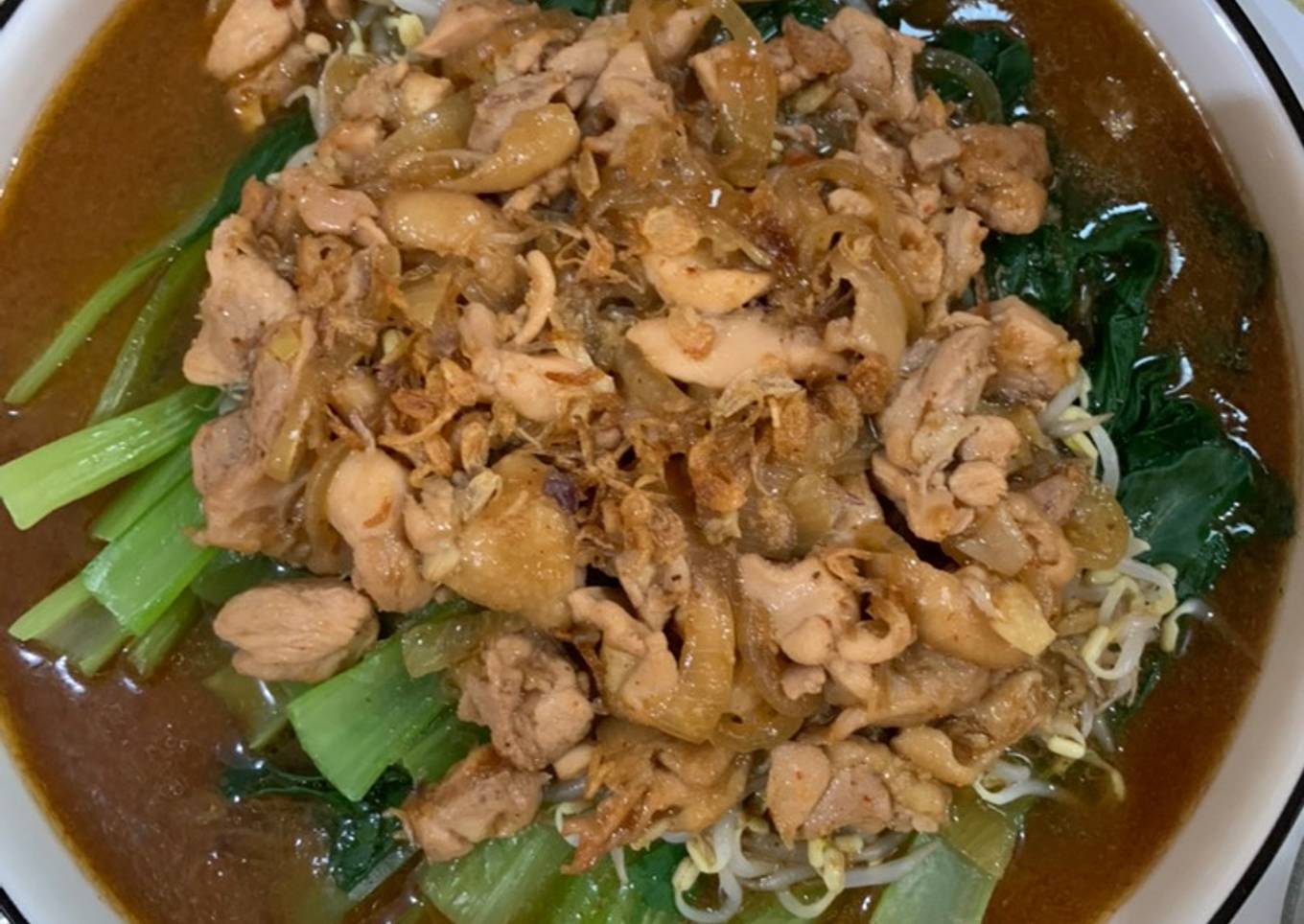 Sawi Daging Kuah Ayam