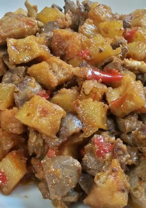 Foto resep Sambel goreng jantung ayam