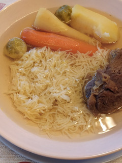 Marhahúsleves házi készítésű cérnácska tésztával #gluténmentes recept fotója