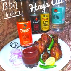 A picture of Bbq chicken.