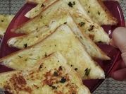 Gambar garlic bread tanpa oven