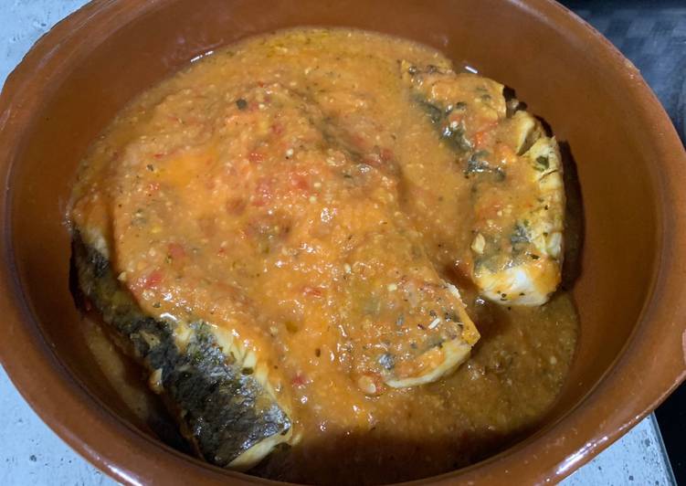 Lomos merluza con sofrito verduras Thermomix