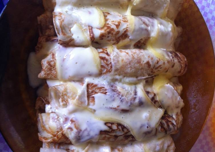 Massa Básica para Panquecas com recheios salgados