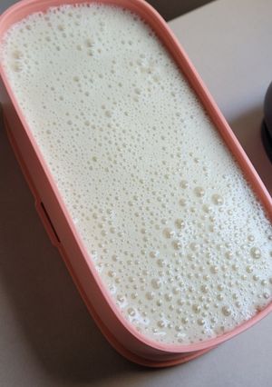 Una foto de Natillas o pannacota de huevo fit