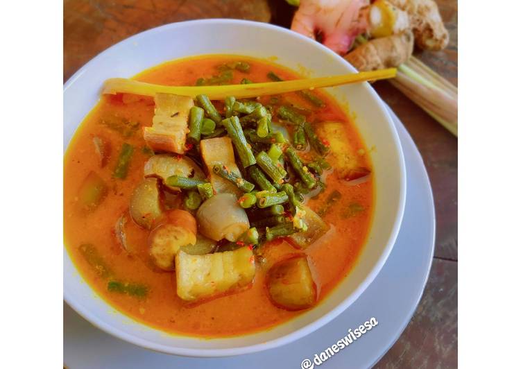 Resep Lodeh Terong Kacang Panjang, Lezat Sekali