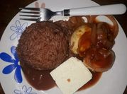 Una foto de arroz a blanda