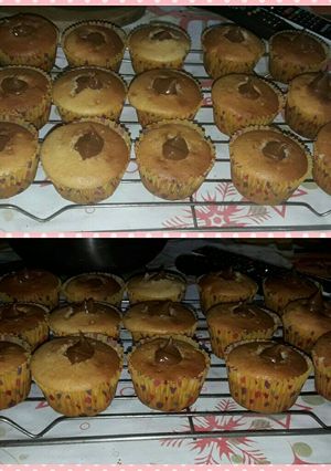 Una foto de Muffins rellenos de dulce de leche