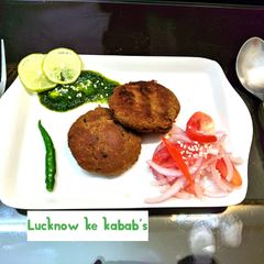 A picture of Lucknow ke Shaami kabab's.