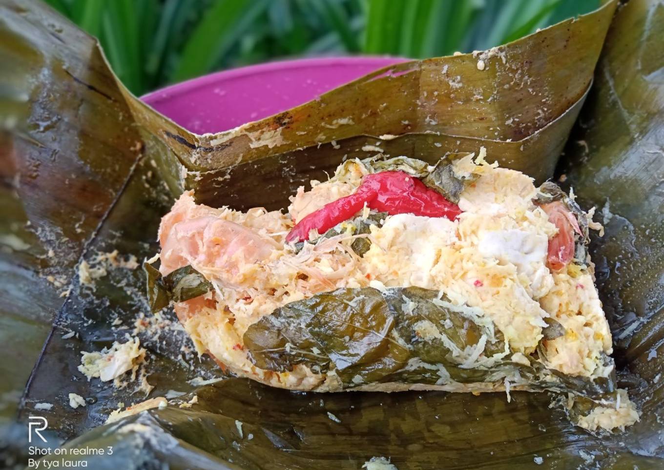 Botok tahu tempe udang