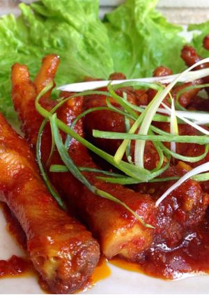 Foto resep Ceker pedas korea bumbu indonesia (maeun dakbal)