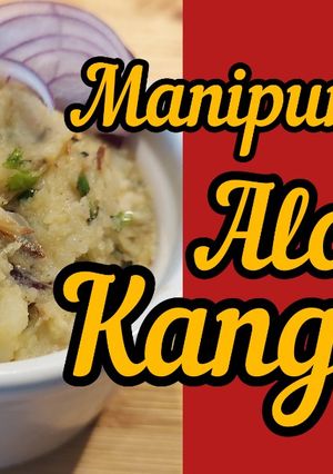 A picture of Manipuri Aloo Kangmet.
