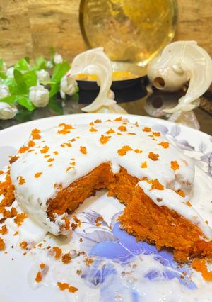 হুইট/আটার ক্রিম কেক(Wheat/Atar cream cake recipe in Bengali) রেসিপির প্রধান ছবি