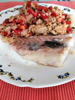 Una foto de Ensalada de Bulgur al Tzatziki