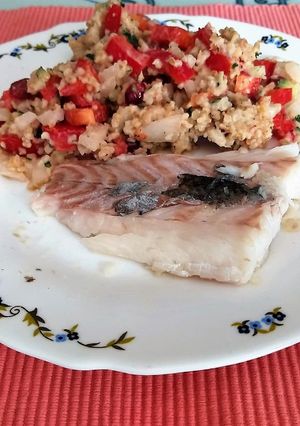 Una foto de Ensalada de Bulgur al Tzatziki