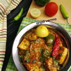 A picture of Paneer Jalfrezi.