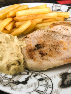 Una foto de Pollo al curry