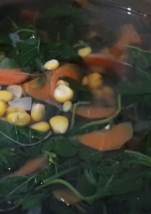 Foto resep Sayur bening+jagung