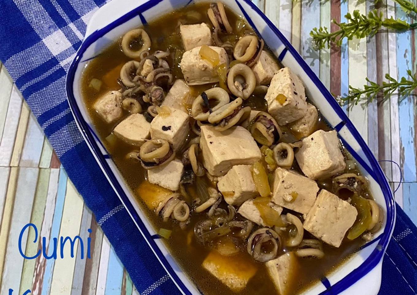 Cumi Tahu Kecap