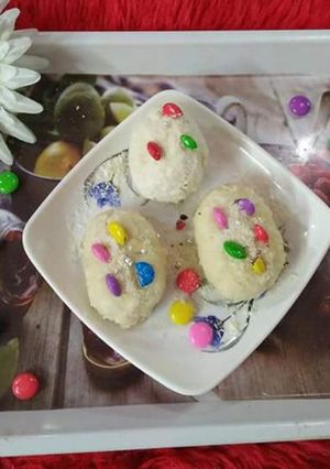 A picture of Paneer Easter eggs for kids.