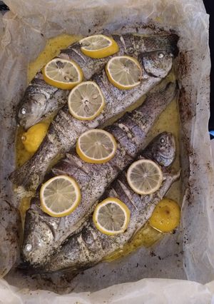 Citromos-fokhagymás pisztráng recept fotója