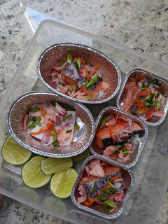 Foto resep Salmon kukus "sambal" matah versi bayi mpasi