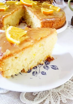 صورة لوصفة كعكة البرتقال🍊🍊