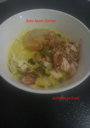 Foto resep Soto ayam santan