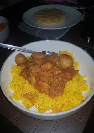 A picture of Lentil & Potato Curry.
