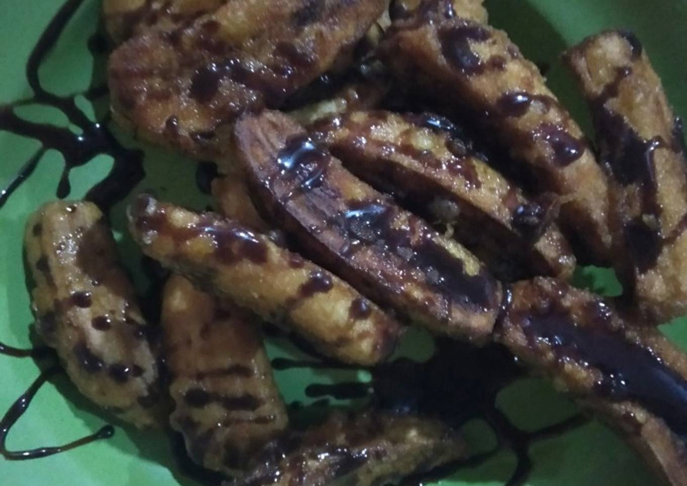 Pisang coklat simpel