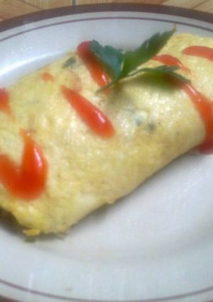Foto resep Omurice (Omelet Nasi goreng)