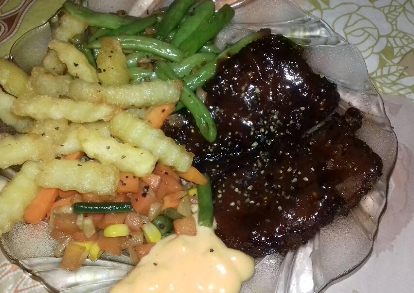 Steak ala Budhe Indra