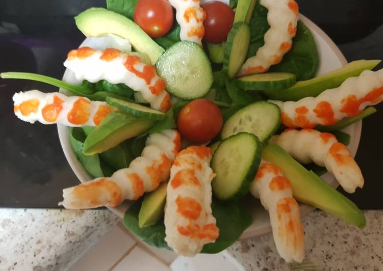 King Prawn tails Salad