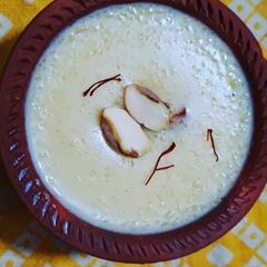 Kesar sabudana kheer A picture of Kesar sabudana kheer.