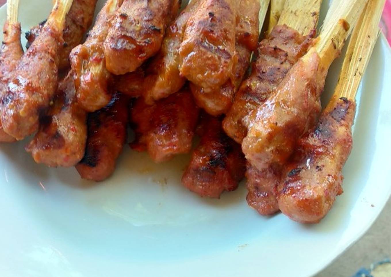 Sate lilit Bali (non halal)
