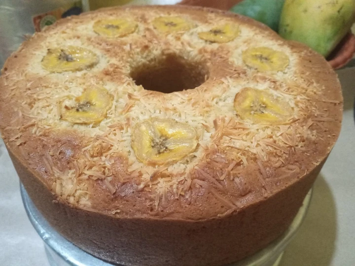 Langkah Gampang Menyiapkan Resep Banana cheese cake (bolu pisang keju) yang Enak Banget Anti Ribet, Lezat Sekali