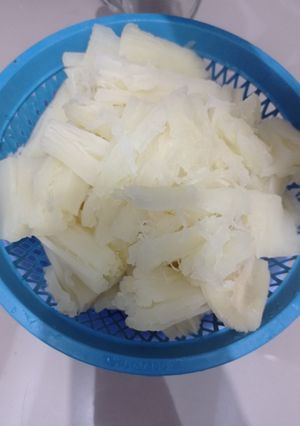 Foto resep Singkong rebus hasil isoman